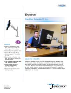 Product Sheet  Ergotron ®
