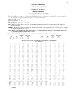 44 SURFACE-WATER RECORDS NORTH ATLANTIC SLOPE BASINS SUSQUEHANNA RIVER BASIN CHEMUNG RIVER BASINTIOGA RIVER NEAR MANSFIELD, PA