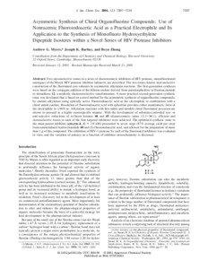 Chiral auxiliary / Organofluorine / Fluorine / Étard reaction / Selectfluor / Enders SAMP/RAMP hydrazone alkylation reaction / Chemistry / Organofluorides / Organofluorine chemistry