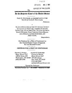 OFFICE OF THE CLERK NO. u reme ourt of i lnite tates GARY N. WEINTRAUB, AS ADMINISTRATOR OF THE ESTATE OF DAVID H. WEINTRAUB,