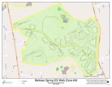 Bellows Spring Elementary School Walk Area Map[removed]