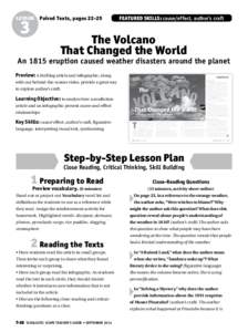 LESSON  3 Paired Texts, pages 22-25