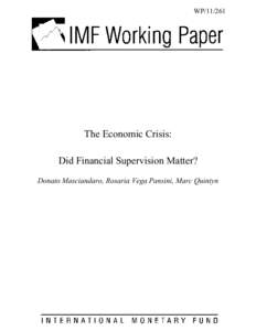 Economy of the Republic of Ireland / Basel Committee on Banking Supervision / Committees / Financial regulation / Basel II / Financial Regulator / Late-2000s financial crisis / Economics / Economic history / Bank regulation