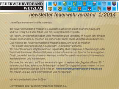 newsletter feuerwehrverband    