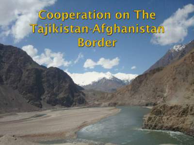 POST 2014… Growing uncertainty across the region. Afghan security forces now at >352,000. Presidential elections this year. Influences driven by national psychology. Taliban may attack northern transit