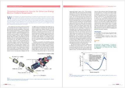 1 Atomic and Molecular Science  PF Activity Report 2010 #28 Threshold Photoelectron Source for Ultra-Low-Energy Electron Collision Experiments