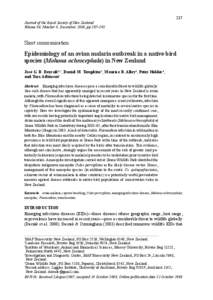 Plasmodium / Tropical diseases / Parasitology / Malaria / Avian malaria / Epidemiology / Yellowhead / Mosquito-borne disease / Culex / Medicine / Biology / Health