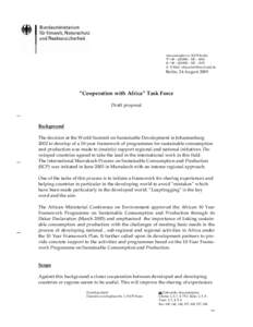 Microsoft Word - German TF cooperation africa.doc