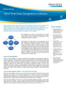 Microsoft Word - Open Text Data Integration Solution Overview.docx