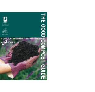 THE GOOD COMPOST GUIDE  CONTENTS GOULD LEAGUE OF VICTORIA INC Educating for the Environment