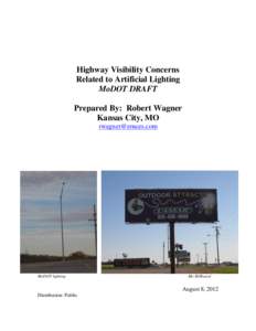 Highway Visibility Concerns