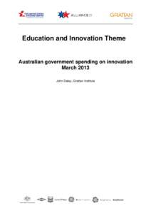 Economics / Science / Business / Department of Innovation /  Industry /  Science and Research / Research and development / Productivity / Global Competitiveness Report / Technology / Innovation / Design