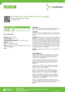 HIV-1 gp41 Long / horse radish peroxidase conjugated Human Immunodeficiency Virus 1 Antigen recombinant, E. coli Cat. No.