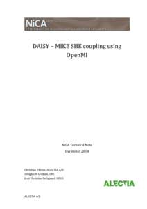 Microsoft Word - TechnicalNote - DAISY MIKE SHE coupling_Draft-19dec