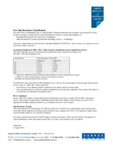 Microsoft Word - Web Post New Slip Resistance Classifications - ABCB comments