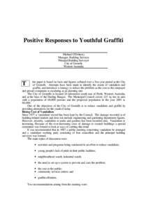 Positive responses to youthful graffiti