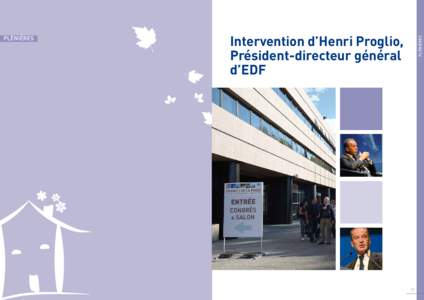 30  Intervention d’Henri Proglio, Président-directeur général d’EDF