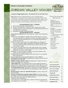 Jordan Valley Voices - Fall 2010 Newsletter