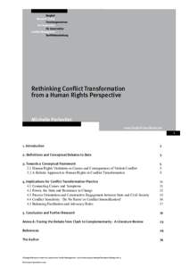 Rethinking Conflict Transformation from a Human Rights Perspective Michelle Parlevliet www.berghof-handbook.net 1