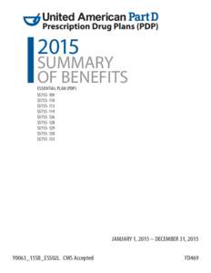 United American Part D 2015 Summary of Benefits