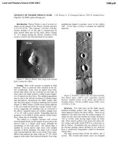 Geomorphology / Tharsis Tholus / Planetary geology / Shield volcanoes / Tharsis / Tholus / Hesperian / Alba Mons / Ceraunius Tholus / Mars / Tharsis quadrangle / Geology