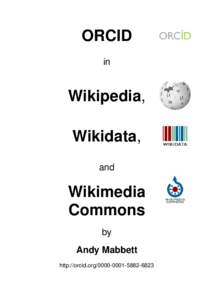 Identifiers / Hypertext / Social information processing / Web 2.0 / Wikipedia / ORCID / Wikimedia Foundation / MediaWiki / World Wide Web / Technology / Open content