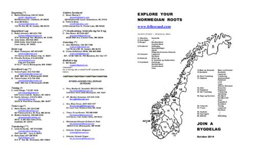 Sognalag (**)  Valdres Samband C: Martha Blomberg, [removed]removed]