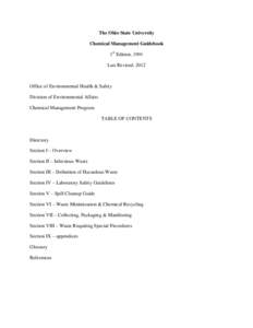 Biological hazard / Municipal solid waste / Radioactive waste / Chemical waste / Incineration / Hazardous waste / Autoclave / Low level waste / Solid waste policy in the United States / Environment / Pollution / Waste