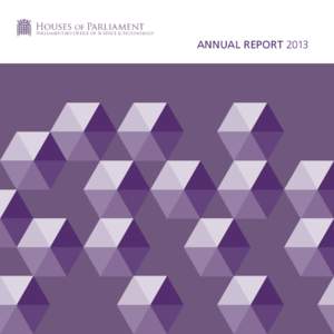Houses of Parliament  Parliamentary Office of Science & Technology Annual Report 2013
