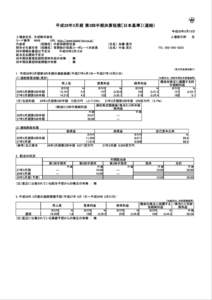 大成㈱（4649）平成28年３月期 第３四半期決算短信  ○添付資料の目次   １．当四半期決算に関する定性的情報 ……………………………………………………………