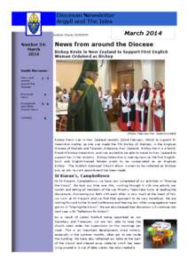 Diocesan Newsletter Argyll and The Isles Scott ish Charity SC00 5375