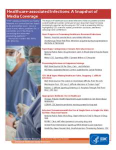 Healthcare-associated Infections: A Snapshot of Media Coverage