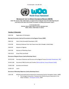 Microsoft Word - WOA WCR Workshop Provisional Agenda 2.docx