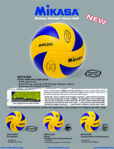 Beijing Olympic Game Ball  MVA200