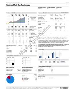 Morningstar Separate Account Comprehensive Report  Page 1 of 7 Crabtree Multi-Cap Technology