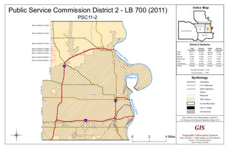 Public Service Commission District 2 - LB[removed]Index Map PSC11-2