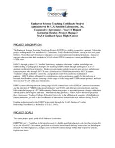 Science education / Certified teacher / National Council of Teachers of Mathematics / Education / National Board for Professional Teaching Standards / Endeavor