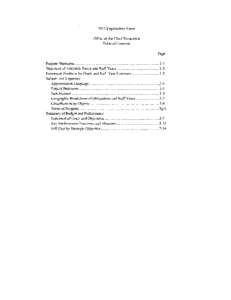 2011 Explanatory Notes  Office of the Chief Economist Table of Contents