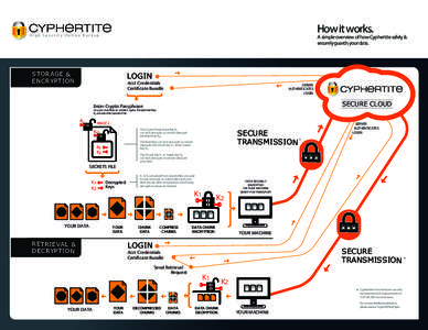 How it works.  High Security Online Backup A simple overview of how Cyphertite safely & securely guards your data.