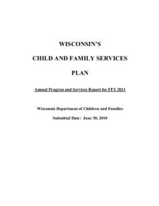 Wisconsin Child and Family Services Plan