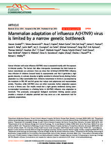 ARTICLE Received 23 Jun 2014 | Accepted 6 Feb 2015 | Published 8 Apr 2015 DOI: ncomms7553  OPEN