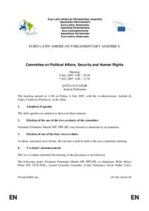 Americas / Euro-Latin American Parliamentary Assembly / Central American Parliament / Latin American Parliament / José Ignacio Salafranca Sánchez-Neyra / Pasqualina Napoletano / Willy Meyer Pleite / Leonel / Central American Integration System / Parliamentary assemblies / Politics / International relations