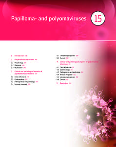 Papilloma- and polyomaviruses  1 Introduction 146