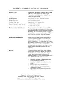 Crime / Bureau of International Labor Affairs / Commercial sexual exploitation of children / International criminal law / Human trafficking in the Philippines / Human trafficking in Ecuador / Human trafficking / Child labour / Organized crime