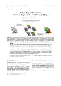 Volume), Number 5  Eurographics Symposium on Geometry Processing 2014 Thomas Funkhouser and Shi-Min Hu (Guest Editors)