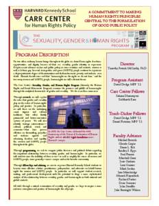 Sexuality, Gender, and Human Rights Program 1 pager[removed]pub