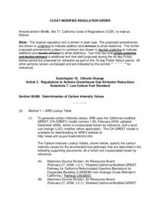 Fuel gas / Fuels / Ethanol fuel / Emission standards / Energy policy / Low-carbon fuel standard / Natural gas / Energy development / Liquefied natural gas / Energy / Technology / Environment