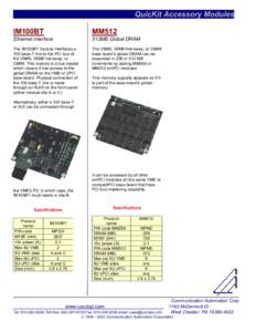 CompactPCI / Standards / Computing / 6U / Dynamic random-access memory / GreenSpring Computers / Computer buses / Computer hardware / Open standards