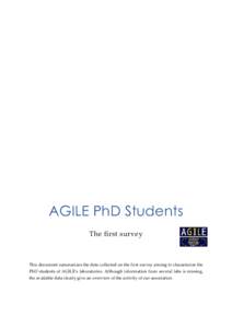 AGILE PhD Students Survey_Results_v2