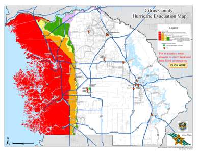 Citrus County Hurricane Evacuation Map D  N